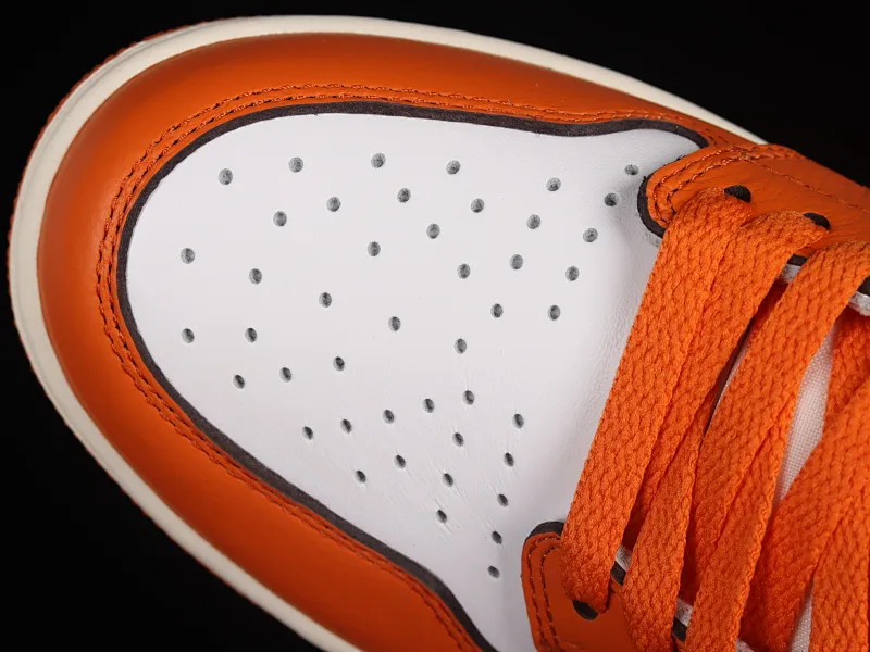 All categories Air Jordan Jordan series basketball shoes Air Jordan 1 High X version Air Jordan 1 High OG "Starfish" AJ1 Joe 1 Hermes Orange high-top basketball shoes DO9369-101